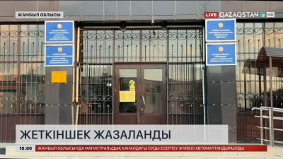 Жамбыл облысында жеткіншек жазаланды