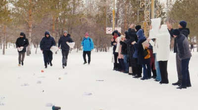 "Таза Қазақстан": елордалық спортшылар ерекше акция өткізді