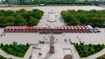 Құтқарушыларға қолдау көрсетті